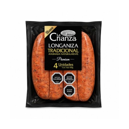 Longaniza Tradicional Ahumada La Crianza 400 g