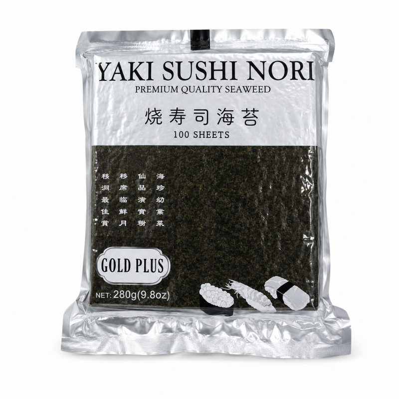 Alga Nori Gold Plus Premium 100 Hojas | Tranmar Chile