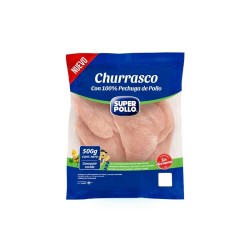 Churrasco de Pollo 500 g Super Pollo | 100% Pechuga