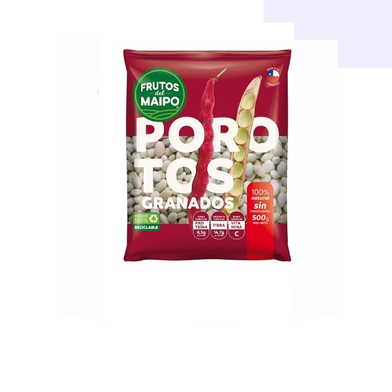 Porotos Granados Congelados 1 kg | Frutos del Maipo | Tranmar