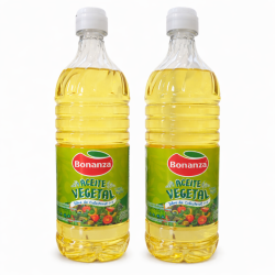 Aceite Vegetal Bonanza 900 cc Pack 12 Unidades | Tranmar