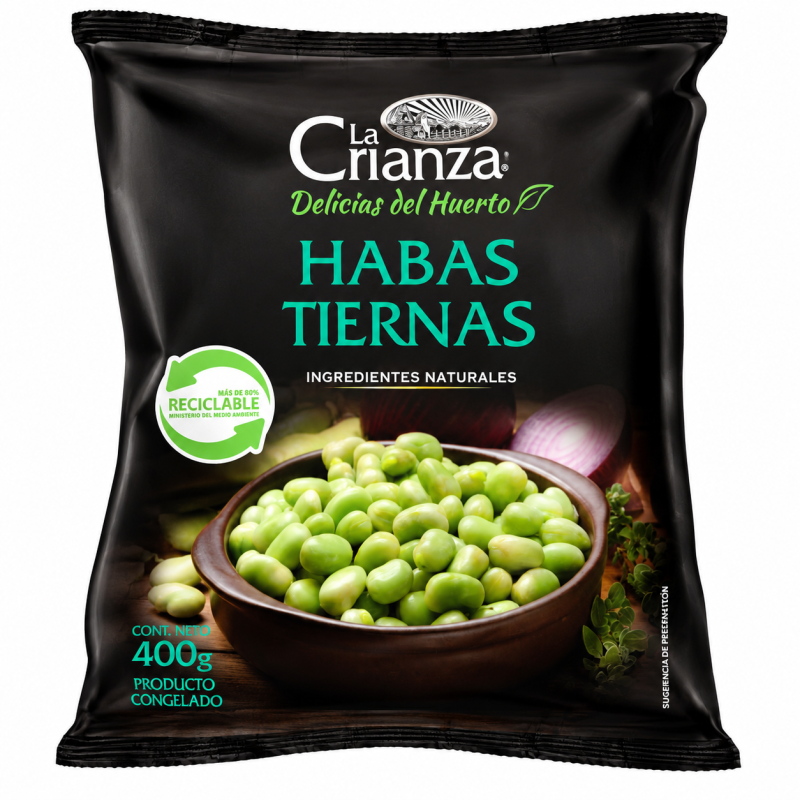 Habas Tiernas La Crianza 400 g | Tranmar Chile