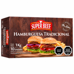 Hamburguesas Super Beef 100 g x 10 Un | Tranmar
