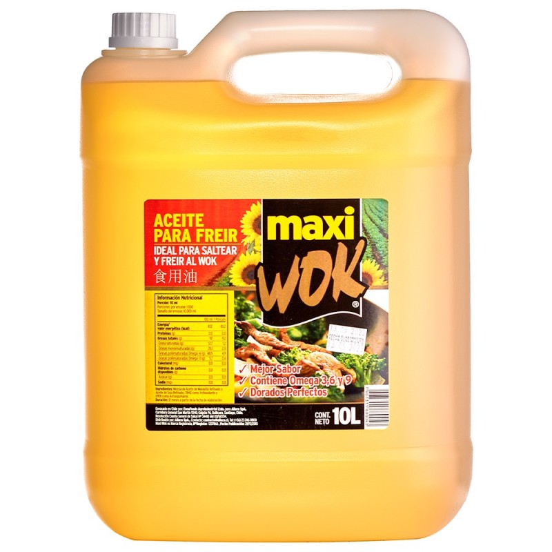 Aceite para Freír 20 Litros Caja 2x10 L | Tranmar