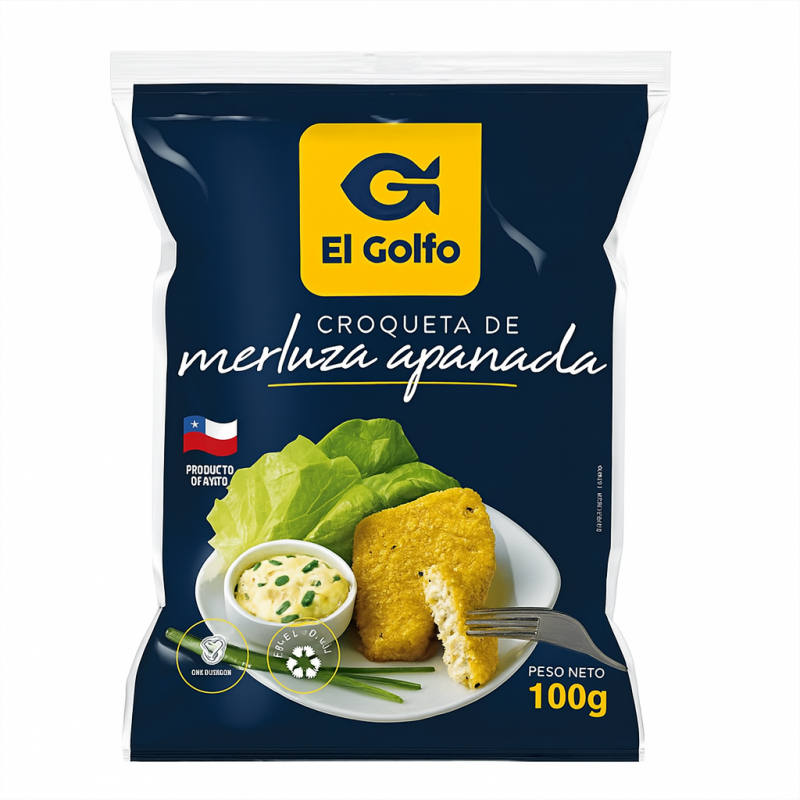 Croquetas de Merluza Común El Golfo – Sabor Suave y Calidad Premium