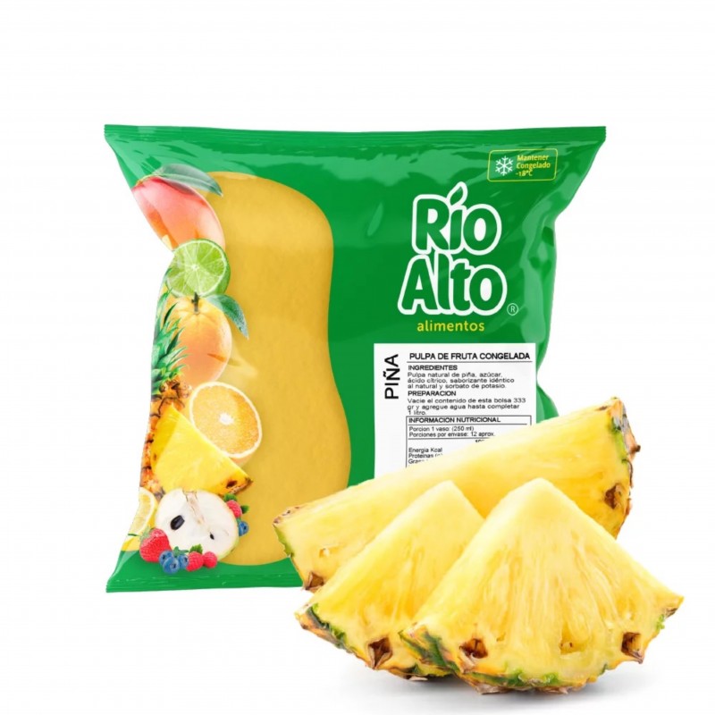 Pulpa de Piña Congelada | Ideal para Jugos y Postres